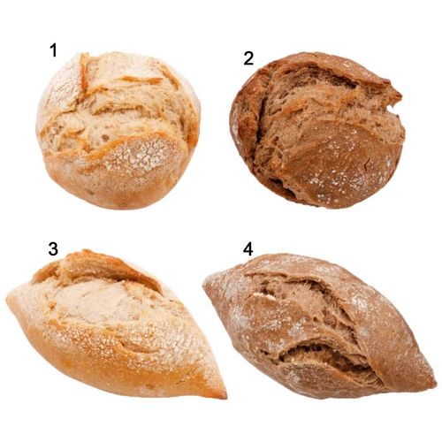 Assortimento panini "Bonjour", 4 varietà