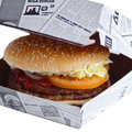Contenitore per burger "giornale" - 1